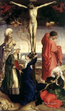 Rogier van der Weyden Painting - Crucifixión del pintor holandés Rogier van der Weyden
